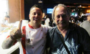 Tony Gemignani and Albert Grande at Pizza Rock, Las Vegas