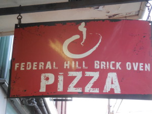 Federal Hill Pizza, Warren Rhode Island