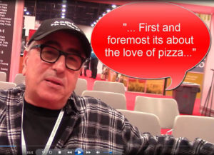 "First and foremost its about the love of pizza..."
