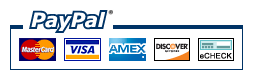 Paypal accepts all major credit cards.